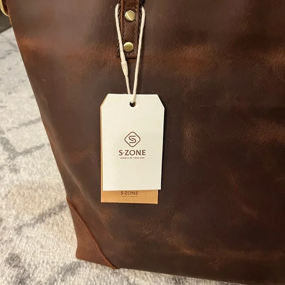 S Zone - NEW w tags Tote Bag - Brown in color - Picture 6 of 16